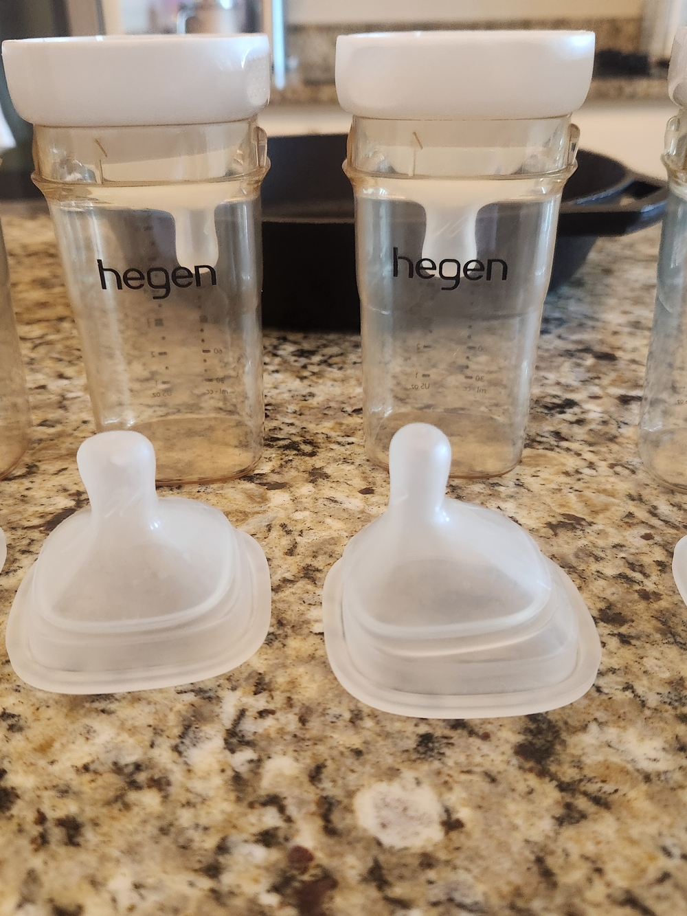 Hegen Clear Baby Bottles